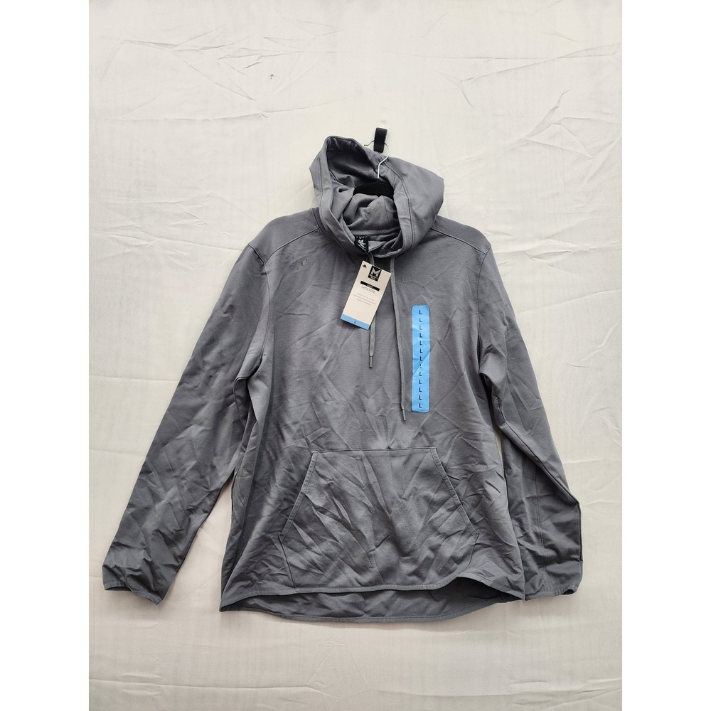 Member's Mark Luxe Hoodie Mens Large Gray Pullover Sweatshirt New with Tags L